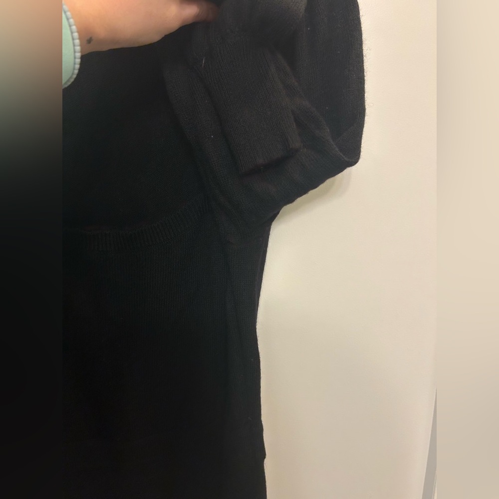Boden Square Neck Alpaca Wool Blend Knit Long Sleeve Dress - Picture 5 of 10